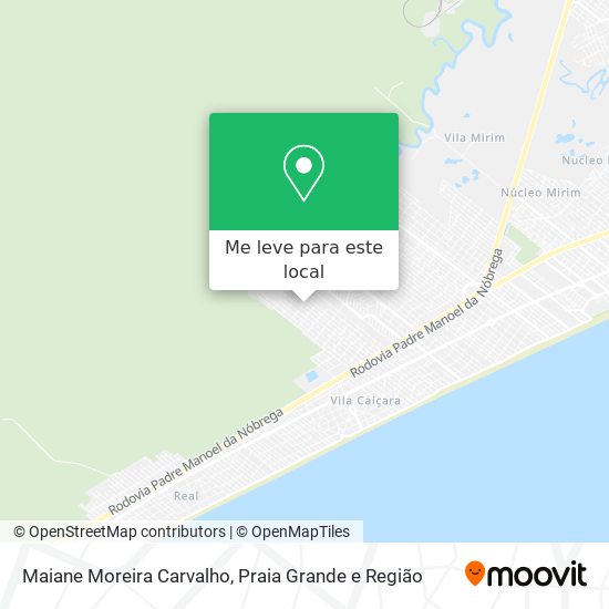 Maiane Moreira Carvalho mapa