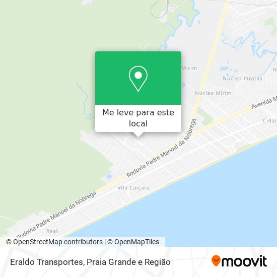 Eraldo Transportes mapa