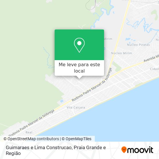 Guimaraes e Lima Construcao mapa