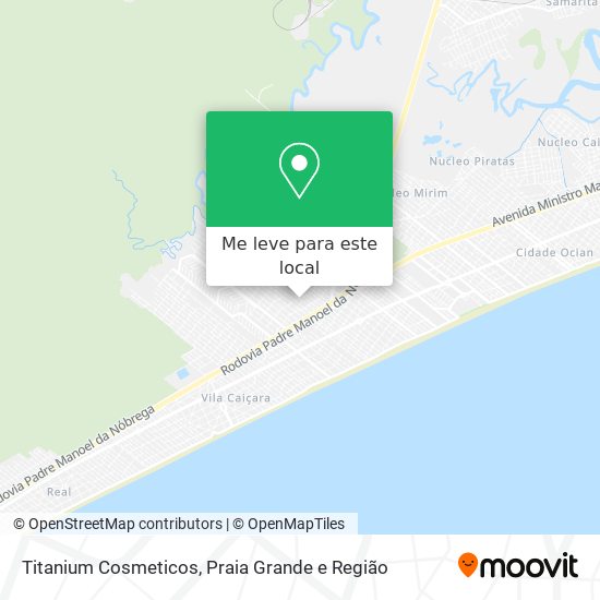 Titanium Cosmeticos mapa