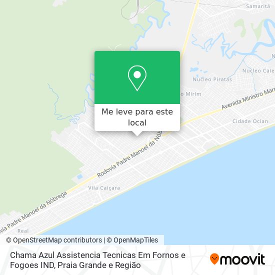 Chama Azul Assistencia Tecnicas Em Fornos e Fogoes IND mapa