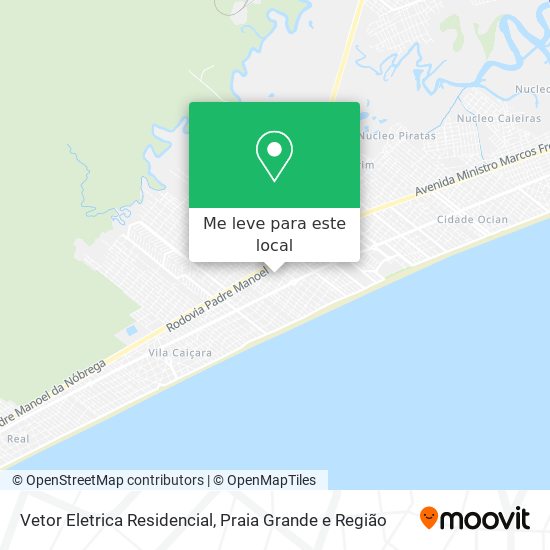 Vetor Eletrica Residencial mapa