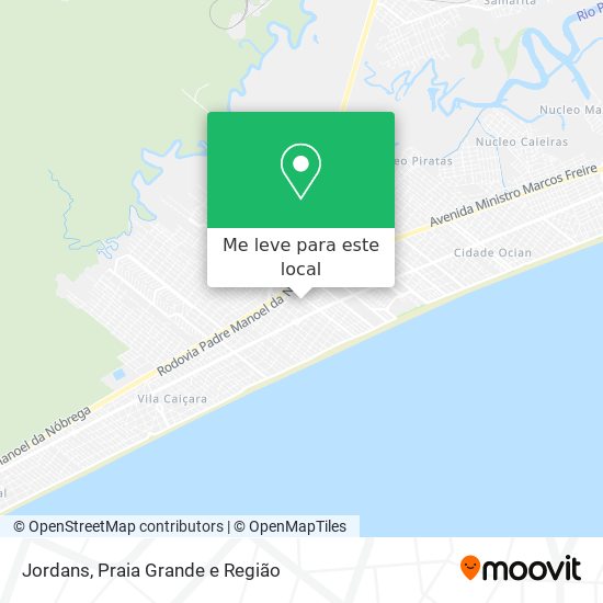 Jordans mapa