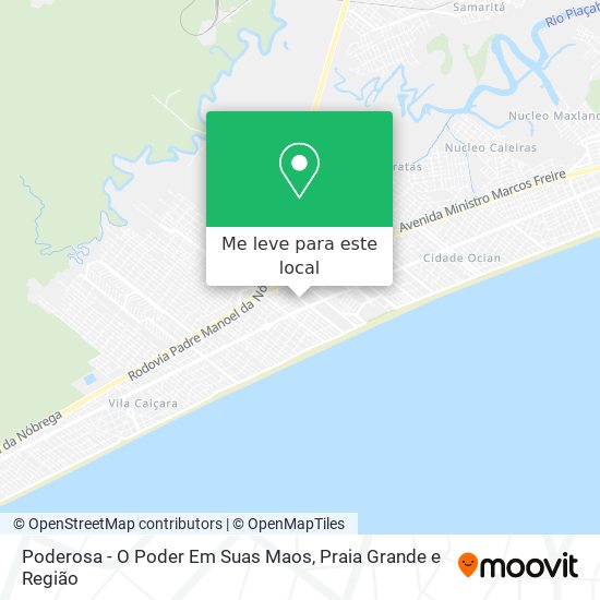 Poderosa - O Poder Em Suas Maos mapa