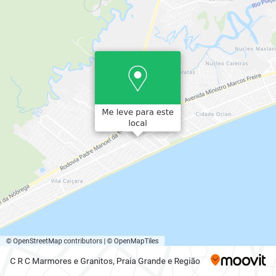 C R C Marmores e Granitos mapa