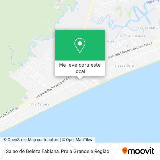 Salao de Beleza Fabiana mapa