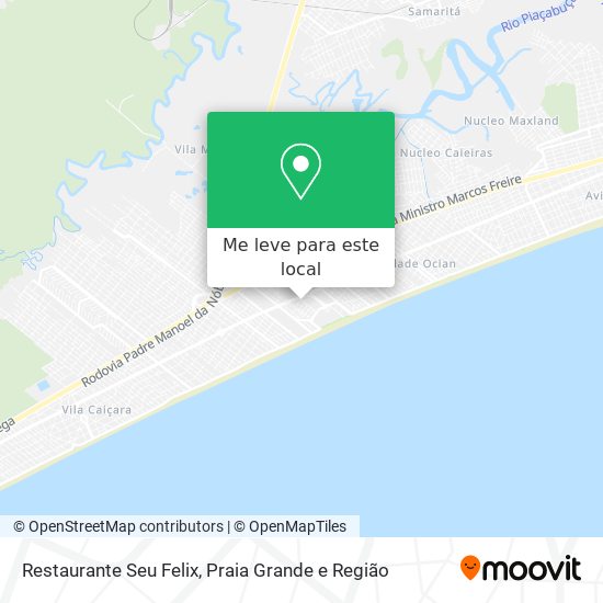 Restaurante Seu Felix mapa