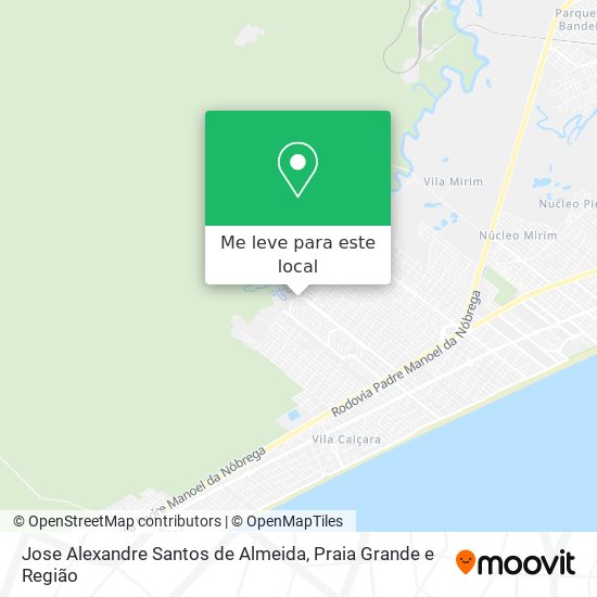 Jose Alexandre Santos de Almeida mapa