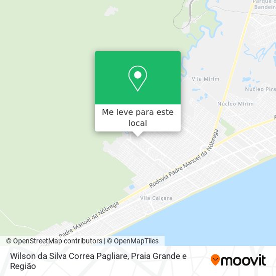 Wilson da Silva Correa Pagliare mapa