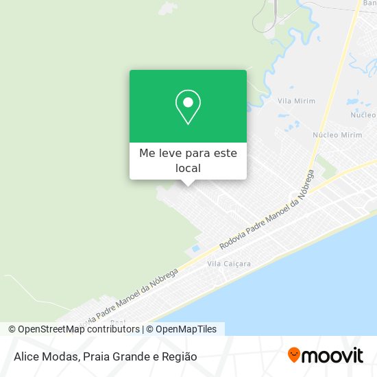 Alice Modas mapa