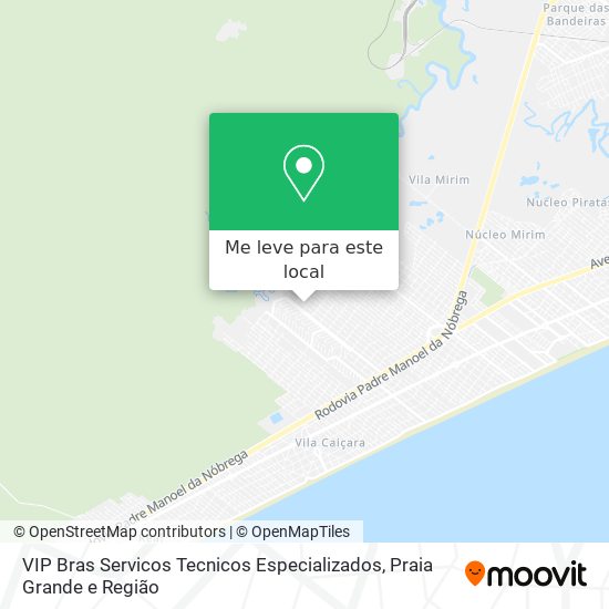 VIP Bras Servicos Tecnicos Especializados mapa