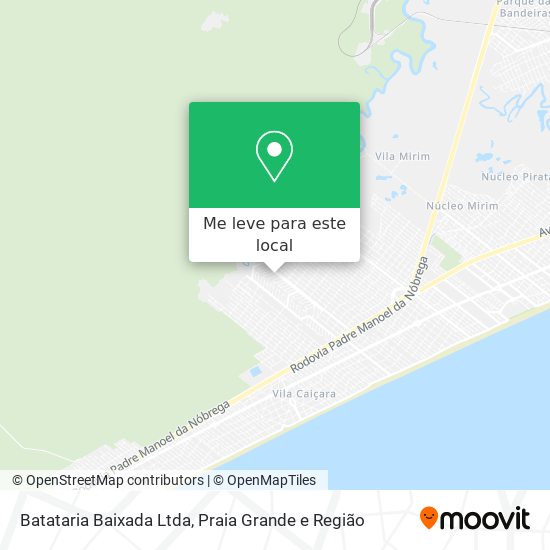 Batataria Baixada Ltda mapa