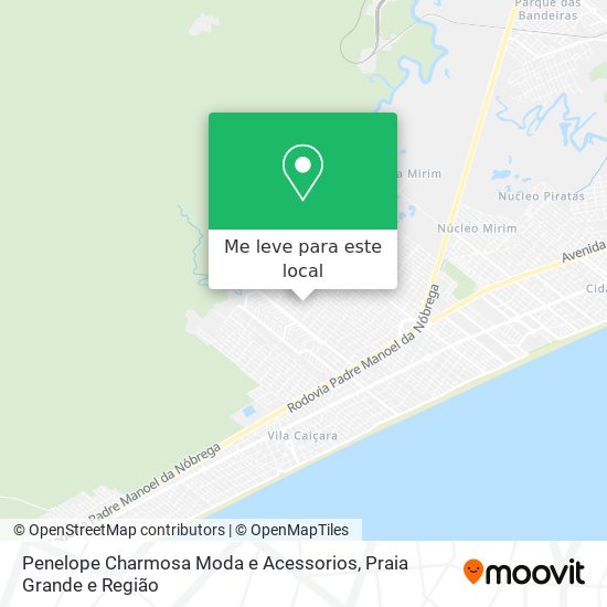 Penelope Charmosa Moda e Acessorios mapa