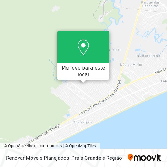 Renovar Moveis Planejados mapa