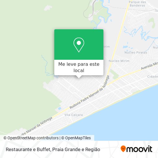 Restaurante e Buffet mapa