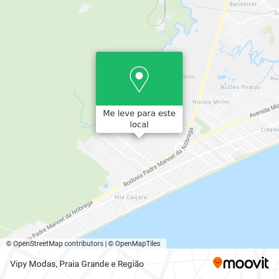 Vipy Modas mapa