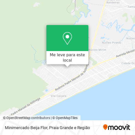 Minimercado Beija Flor mapa