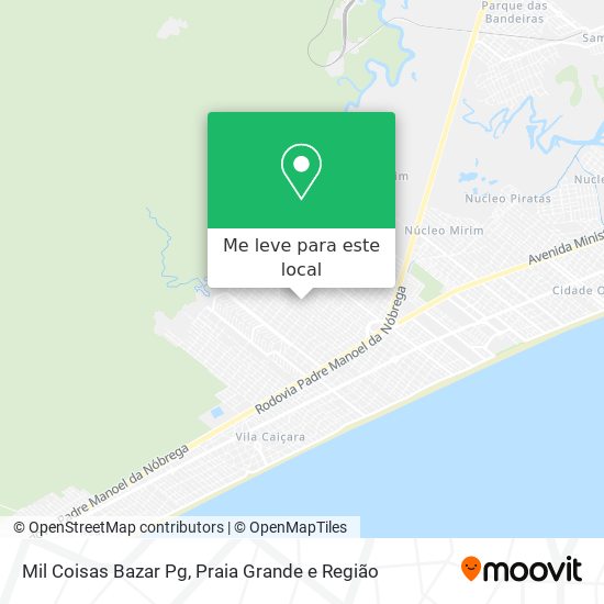 Mil Coisas Bazar Pg mapa