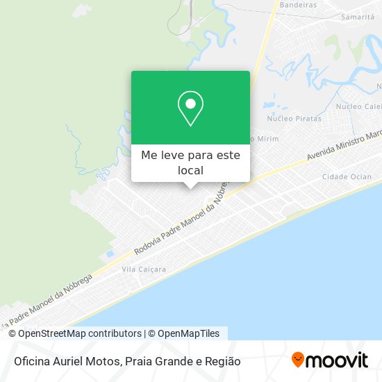 Oficina Auriel Motos mapa