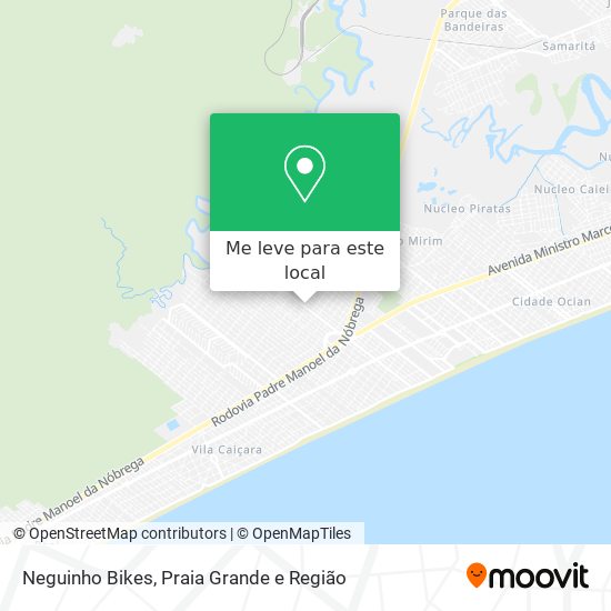 Neguinho Bikes mapa