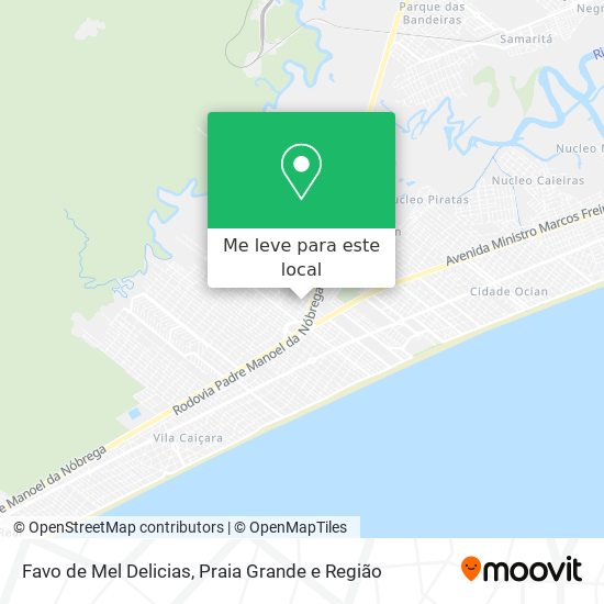 Favo de Mel Delicias mapa