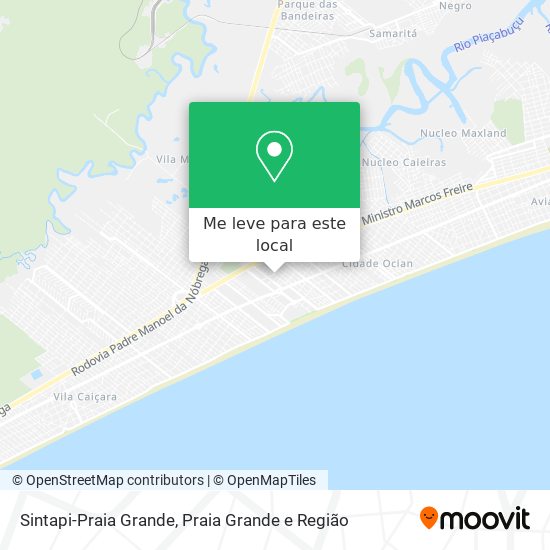 Sintapi-Praia Grande mapa