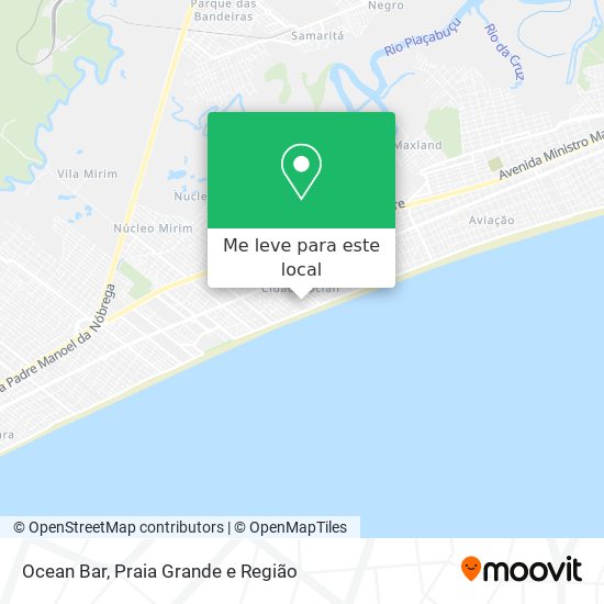 Ocean Bar mapa