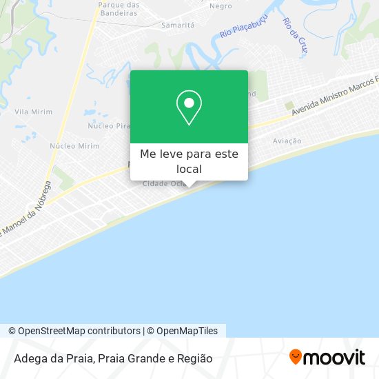 Adega da Praia mapa