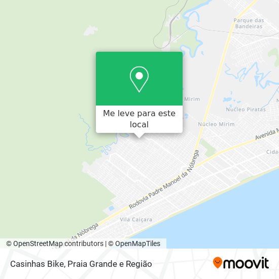 Casinhas Bike mapa