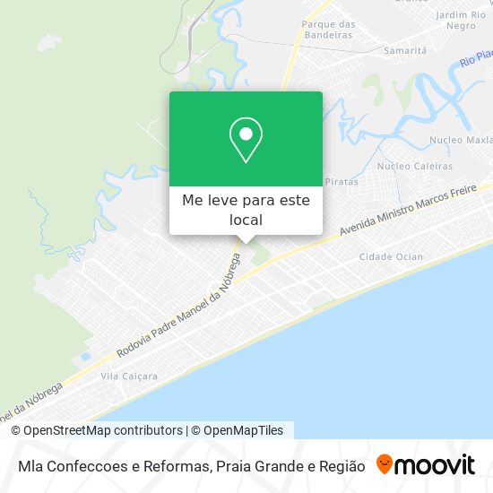 Mla Confeccoes e Reformas mapa