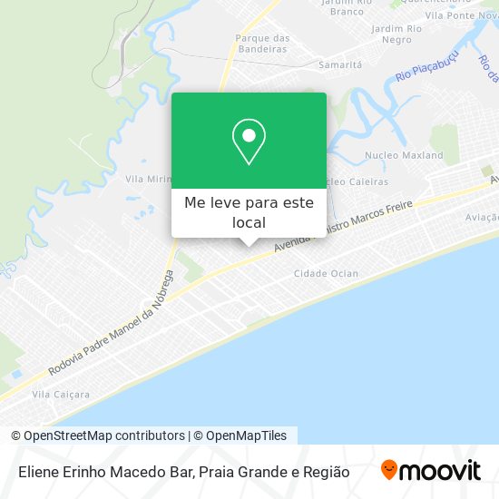 Eliene Erinho Macedo Bar mapa