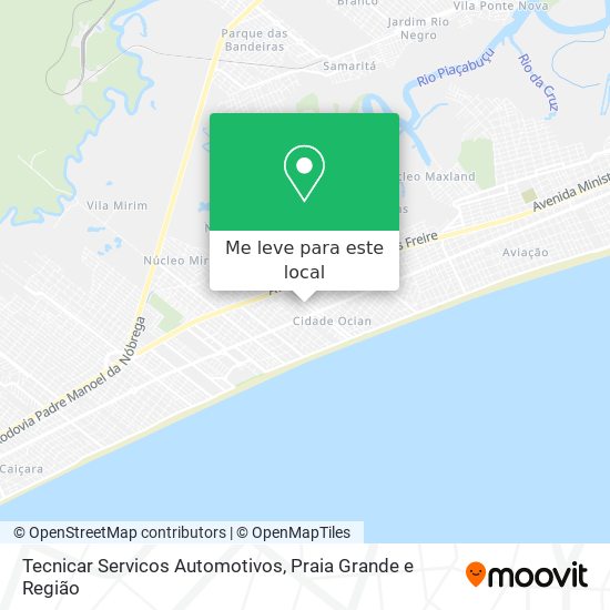 Tecnicar Servicos Automotivos mapa