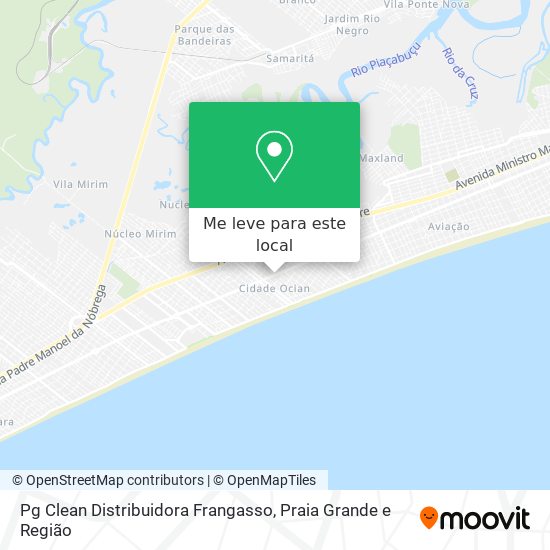 Pg Clean Distribuidora Frangasso mapa