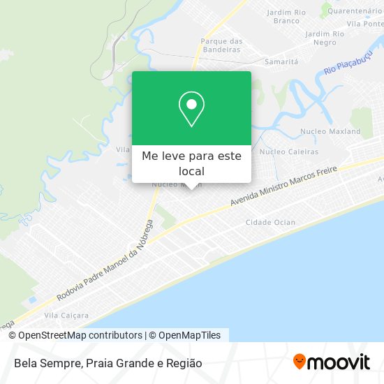 Bela Sempre mapa