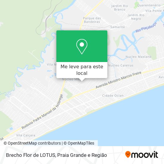 Brecho Flor de LOTUS mapa