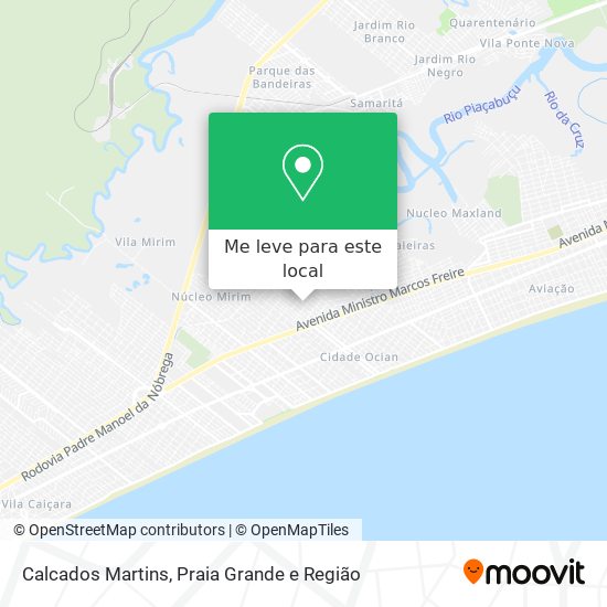 Calcados Martins mapa