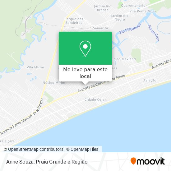 Anne Souza mapa