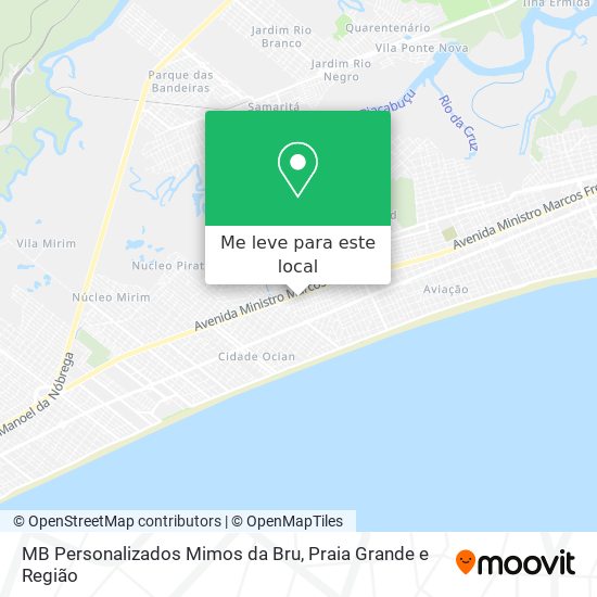 MB Personalizados Mimos da Bru mapa