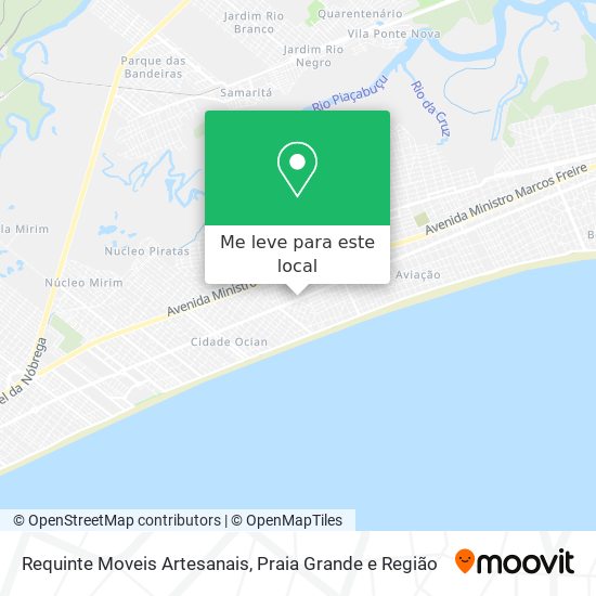 Requinte Moveis Artesanais mapa