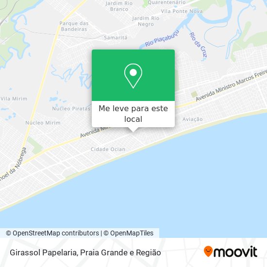 Girassol Papelaria mapa