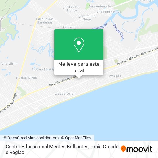 Centro Educacional Mentes Brilhantes mapa