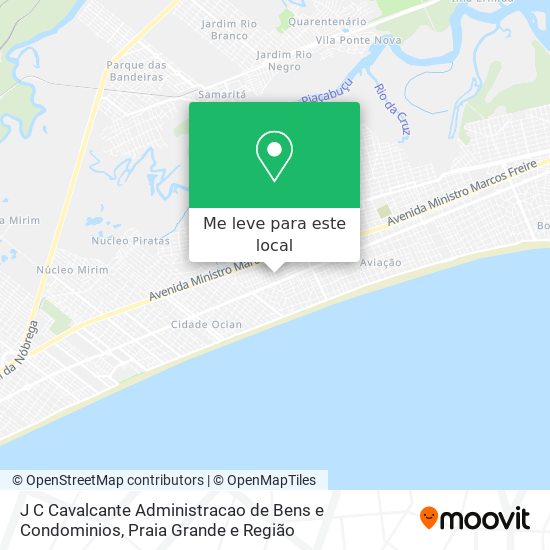 J C Cavalcante Administracao de Bens e Condominios mapa