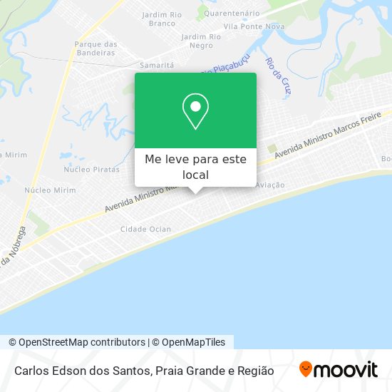 Carlos Edson dos Santos mapa