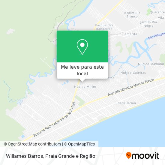 Willames Barros mapa