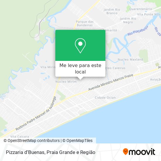 Pizzaria d'Buenas mapa