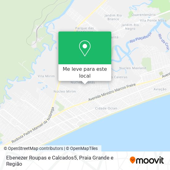 Ebenezer Roupas e Calcados5 mapa