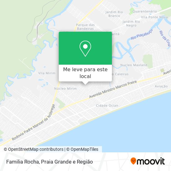 Familia Rocha mapa