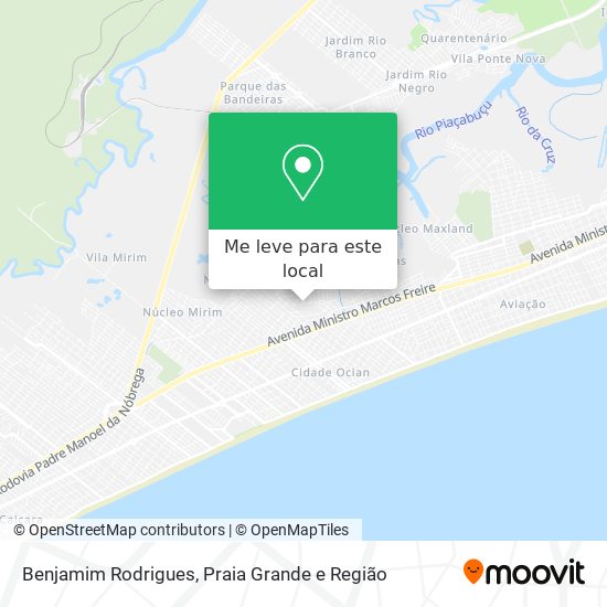 Benjamim Rodrigues mapa