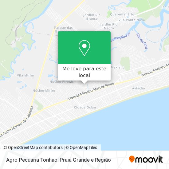 Agro Pecuaria Tonhao mapa