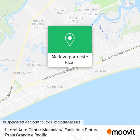 Litoral Auto Center Mecanica / , Funilaria e Pintura mapa